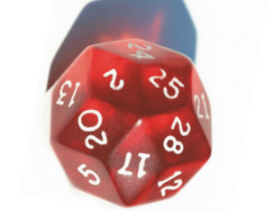 Der bekannte rote W20 vom Anmeldebogen der Andertours.