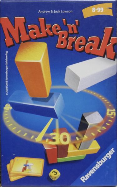 Cover des Familienspiels Make'n'Break von Ravensburger