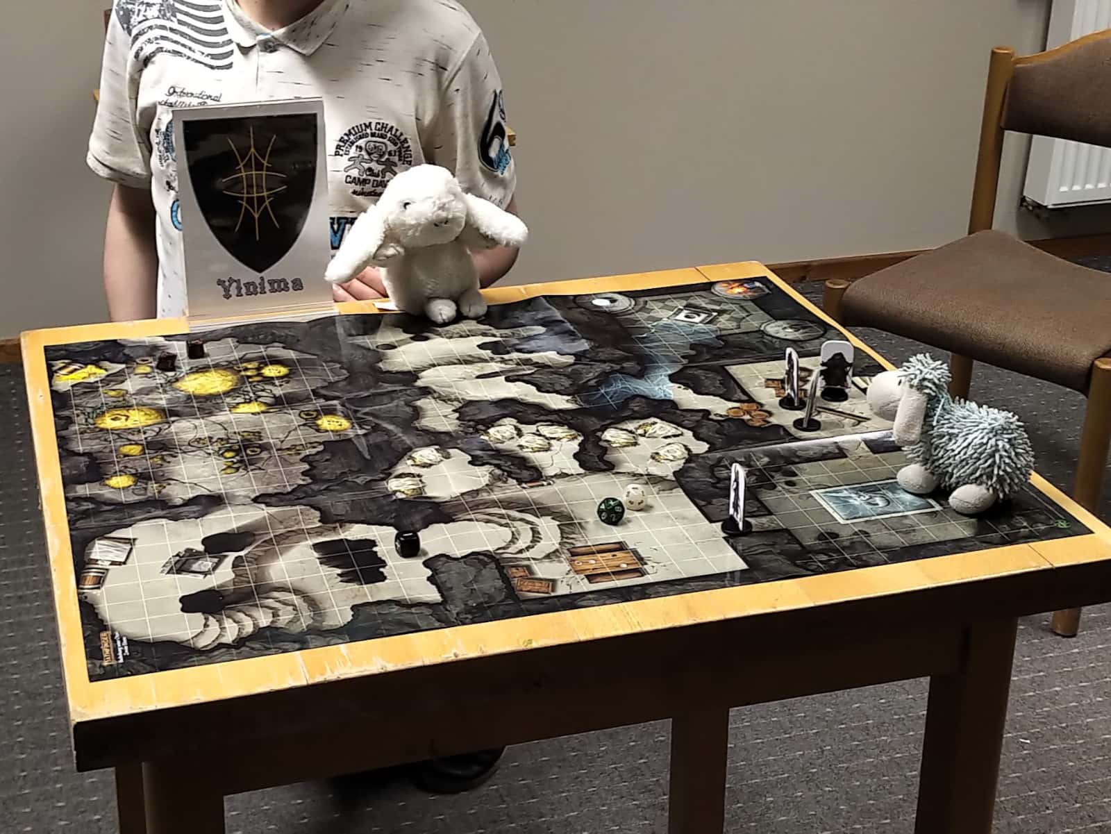 Aufbau für eine Rollenspielrunde Ylnima.